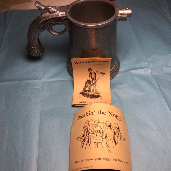 70s Pewter Stein Pistol Gun Wilton Armetale RWP - Picture 2 of 10